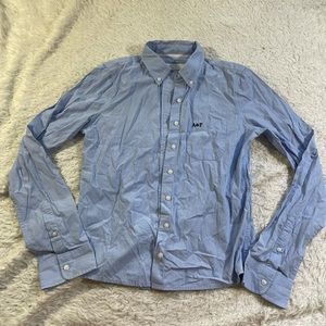 AF dress shirt blue